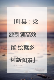叶县：党建引领高效能 绘就乡村新图景